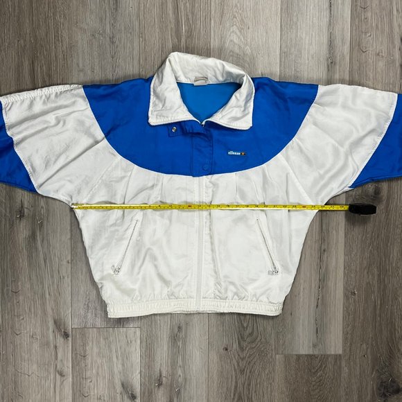 Ellesse Vintage Made in Italy Blue/White Tracksuit Jacket - Picture 3 of 4